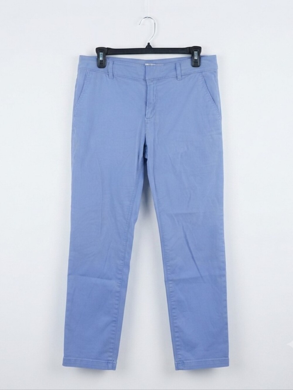 LOFT Marisa Blue Pants Women's Size 6 Casual Cotton Blend Trousers